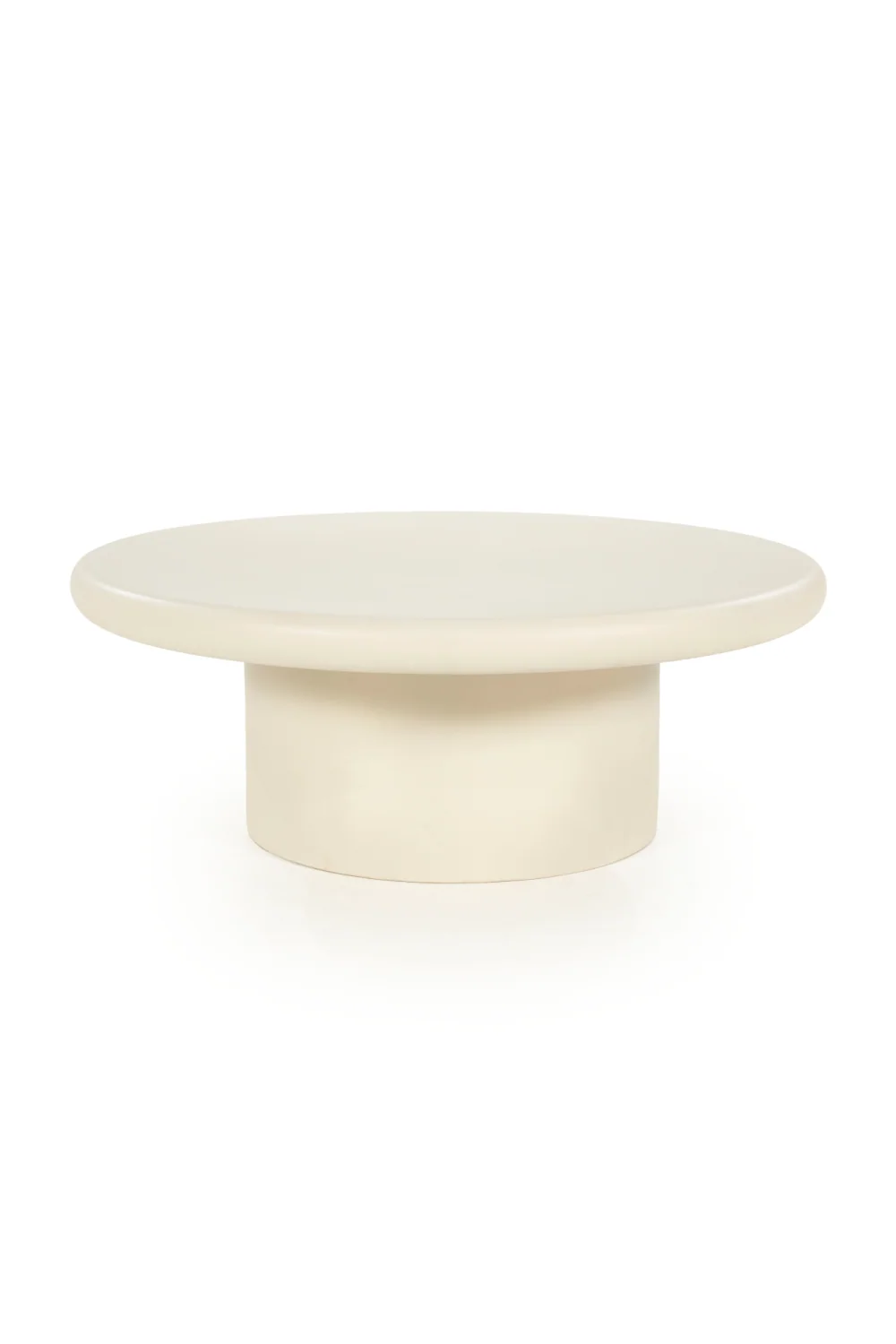 White Round Coffee Table