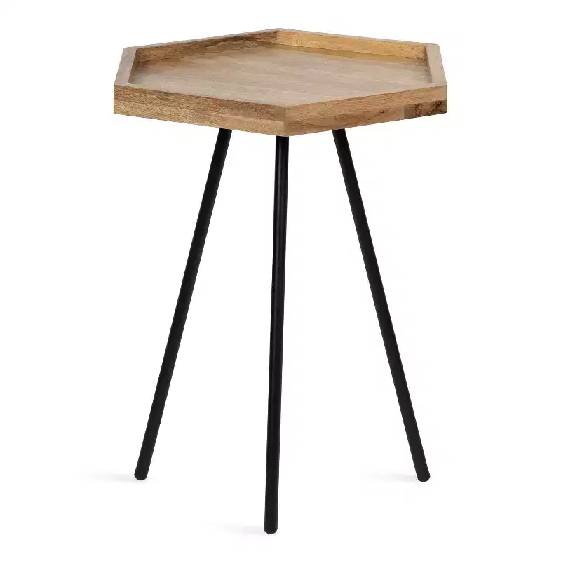 Kate and Laurel Kashvi Hexagon Side Table