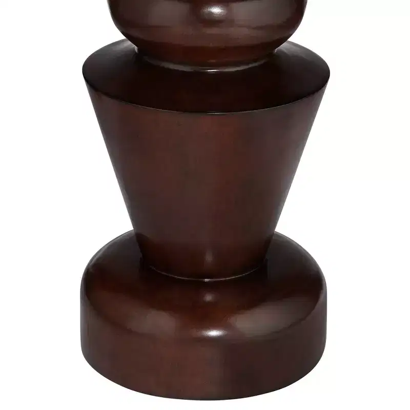 55 Downing Street Glenn 30 Wide Oak Veneer Pedestal Table