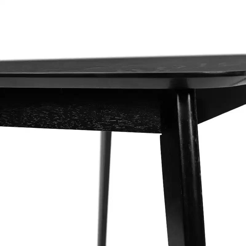 GDFStudio Dimick Mid Century Modern Fabric Upholstered Wood 5 Piece Dining Set