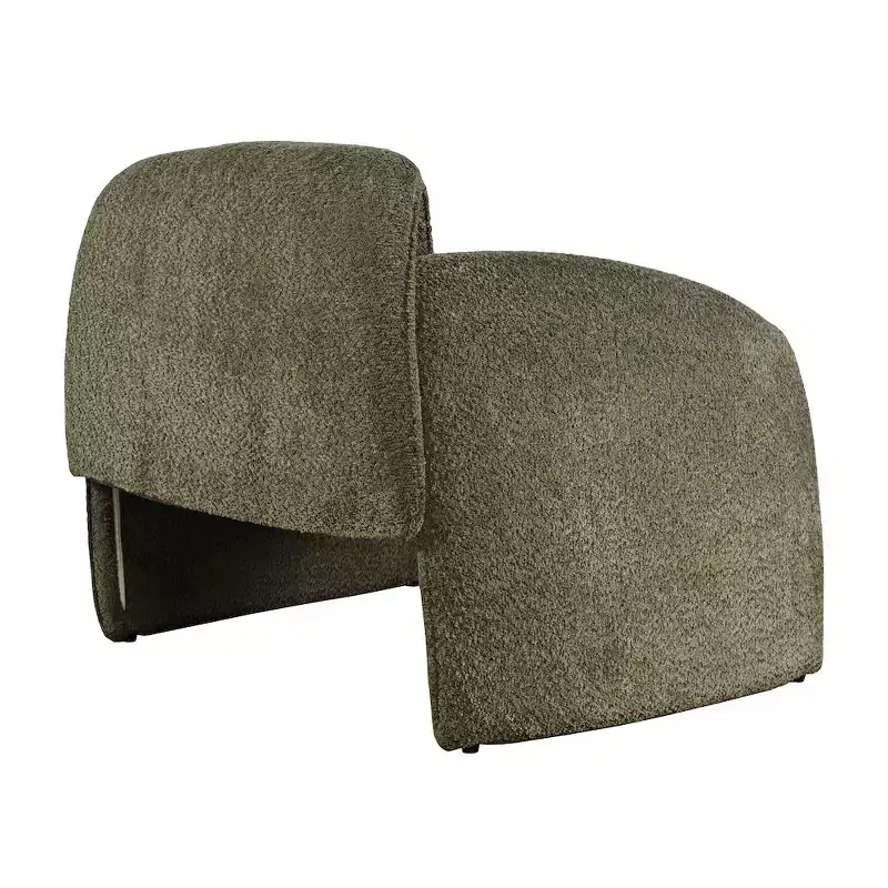 Jofran,Dolce Mid-Century Modern Bent Angle Upholstered Accent Chair