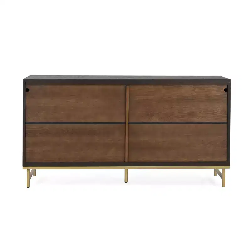 Christopher Knight Home Tamid Modern Wide Handcrafted Sideboard with Adjustable Shelves