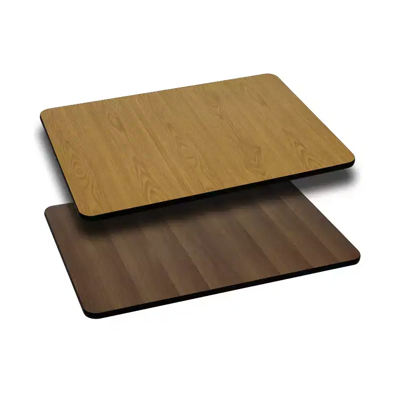 30'' X 42'' Rectangular Table Top with Reversible Laminate Top