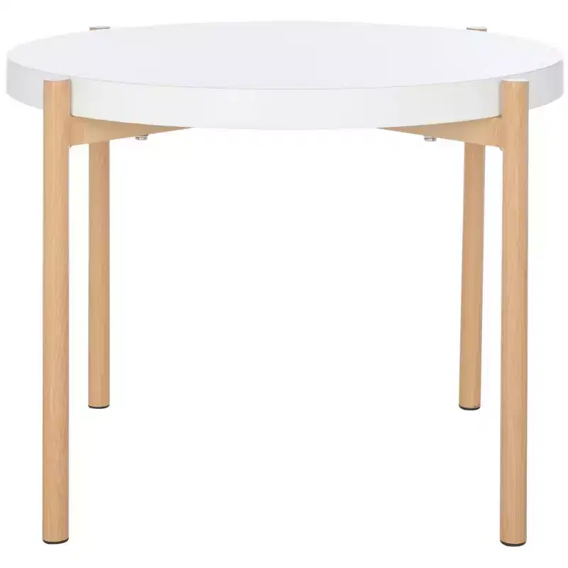 Solara Accent Table - ACC5801A - White/Natural - Safavieh