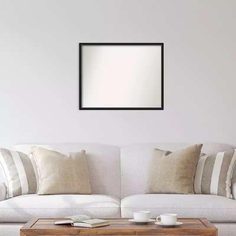 Wood Frame Rectangular Wall Mirror 29