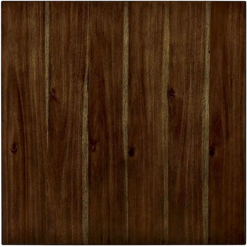 Round Dining Table Set in Walnut And Dark Brown