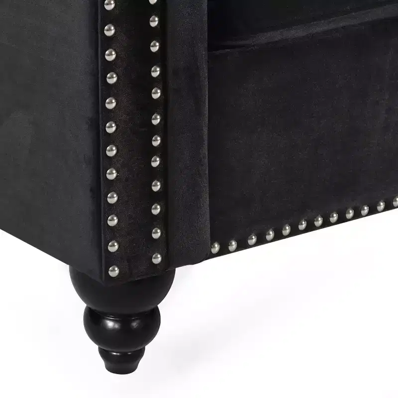 Christopher Knight Home Parkhurst 3 Seater Sofa with Nailhead Trim