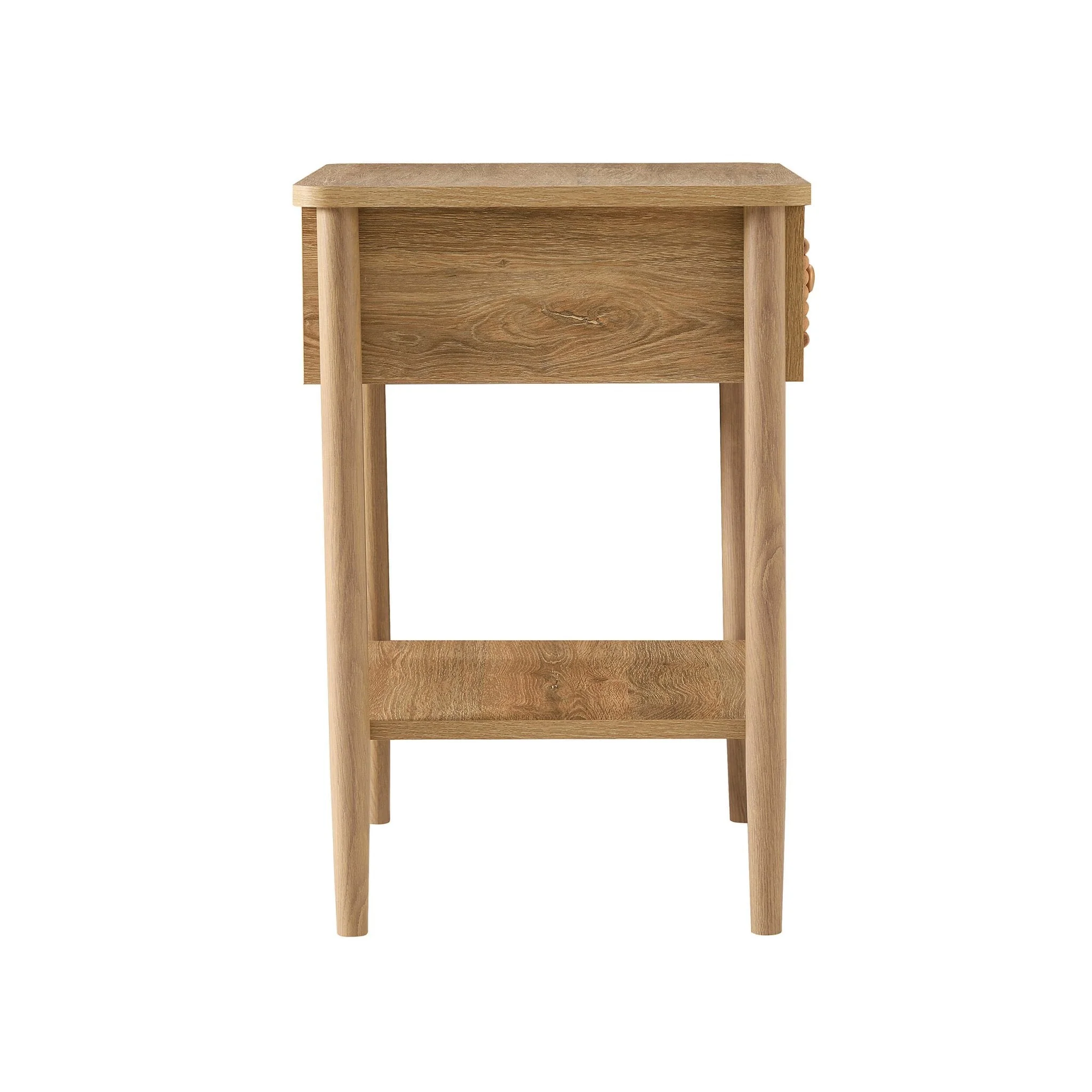 1 Drawer Nightstand - Light Wood