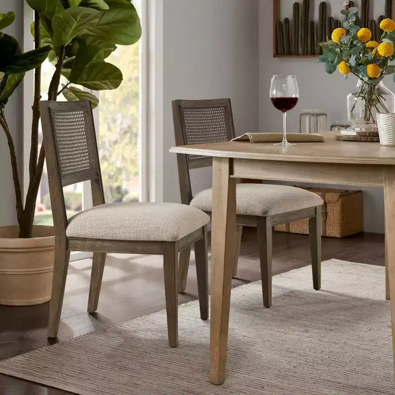 Set of 2 Kelly Armless Dining Chairs - Ink+Ivy
