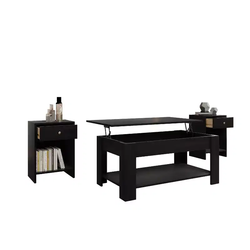 Home Design Magnolia 3 Piece Coffee Table Set