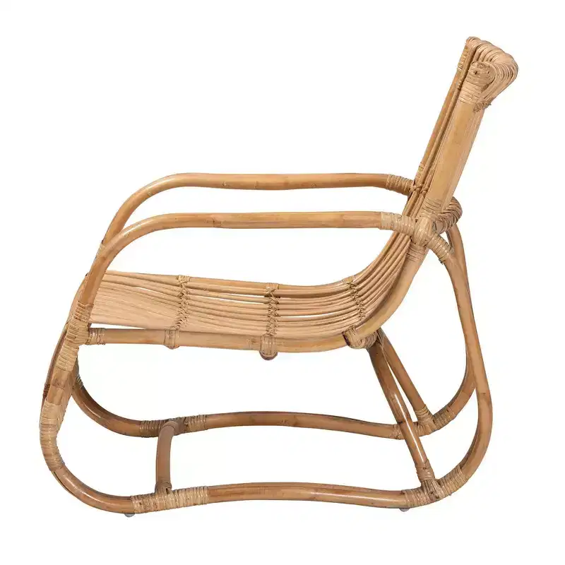 Blanca Natural Rattan Accent Chair Brown - bali & pari