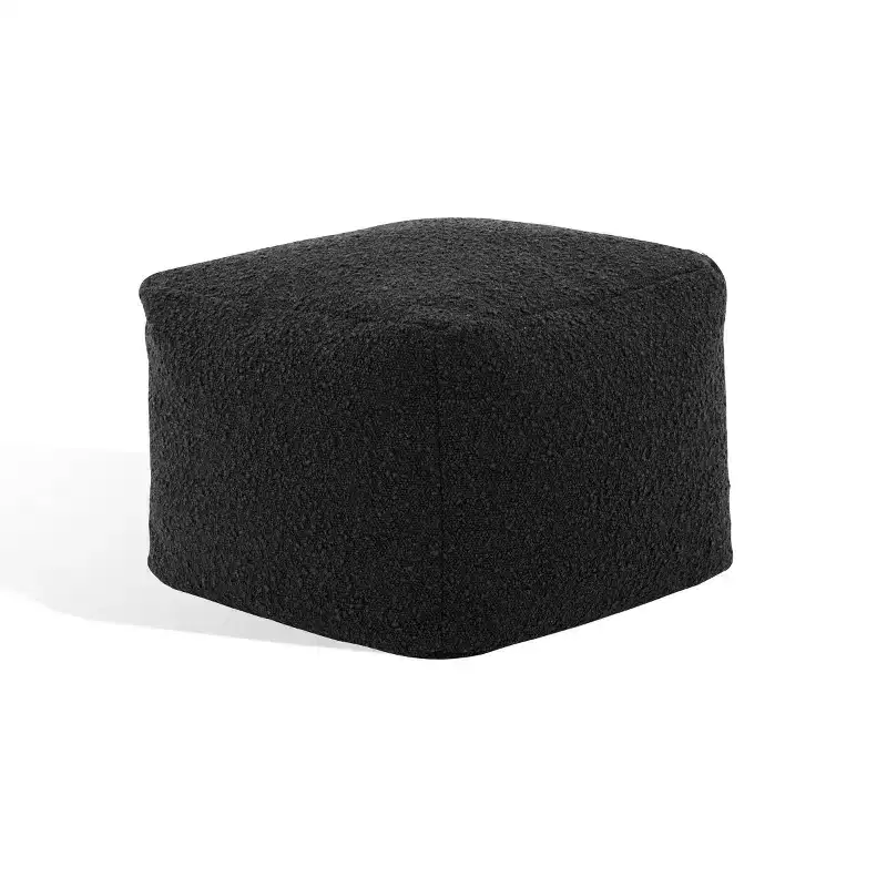 Samuels Boucle Pouf - SFV5041 - Safavieh Couture