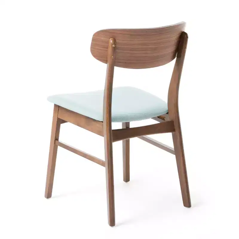 Christopher Knight Home Fausett Mid Century Modern Fabric Upholstered Wood 5 Piece Dining Set