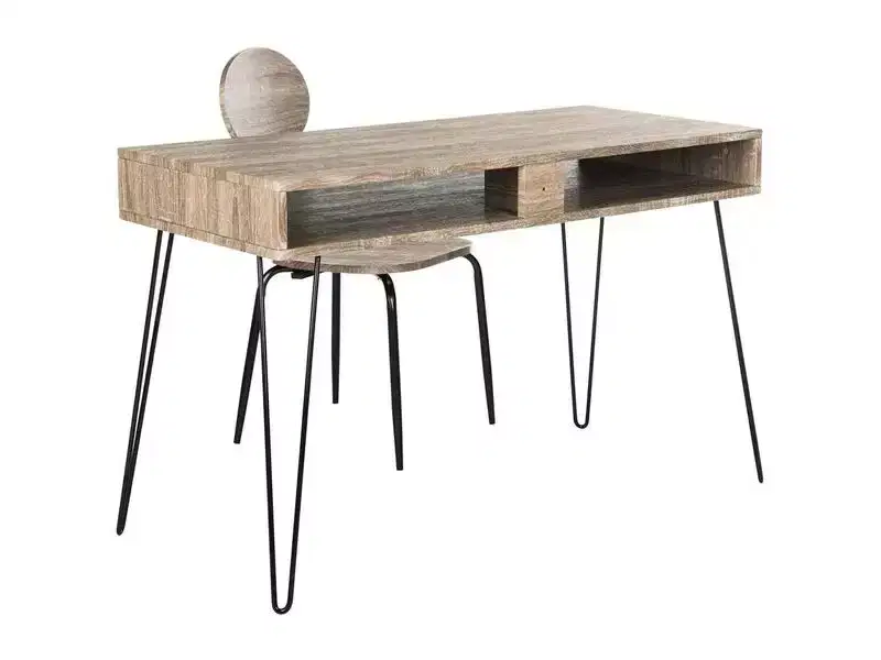 Winta Desk + Chair - FOX2232 - Grey - Safavieh Couture