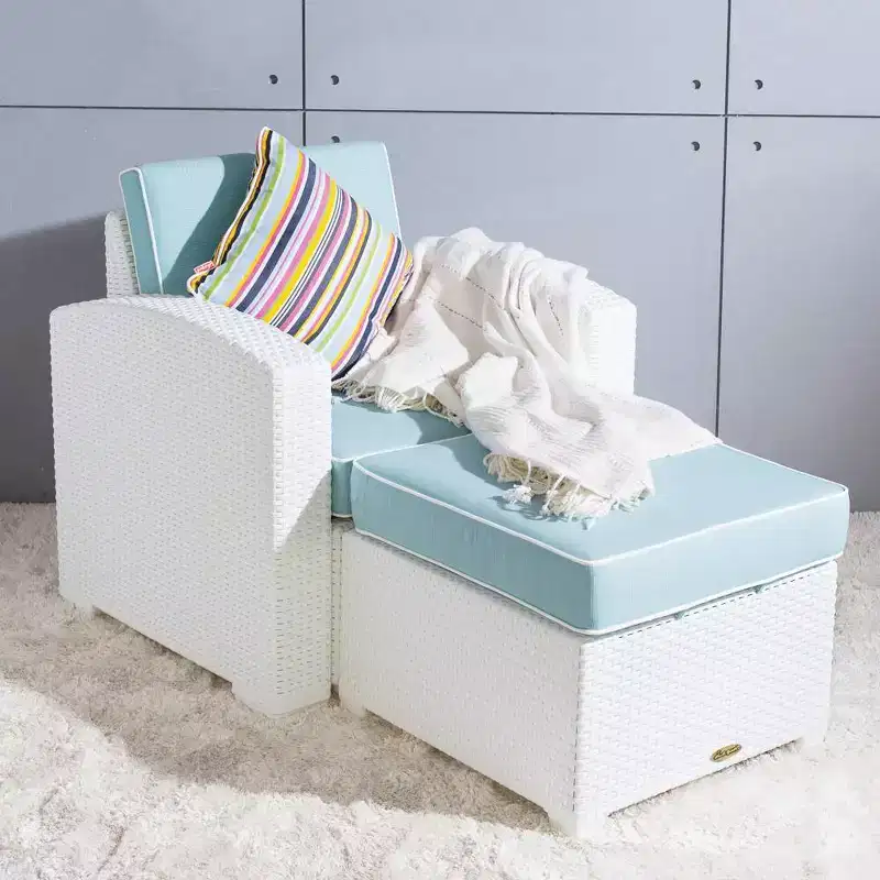 Magnolia Rattan Club Chair - Lagoon