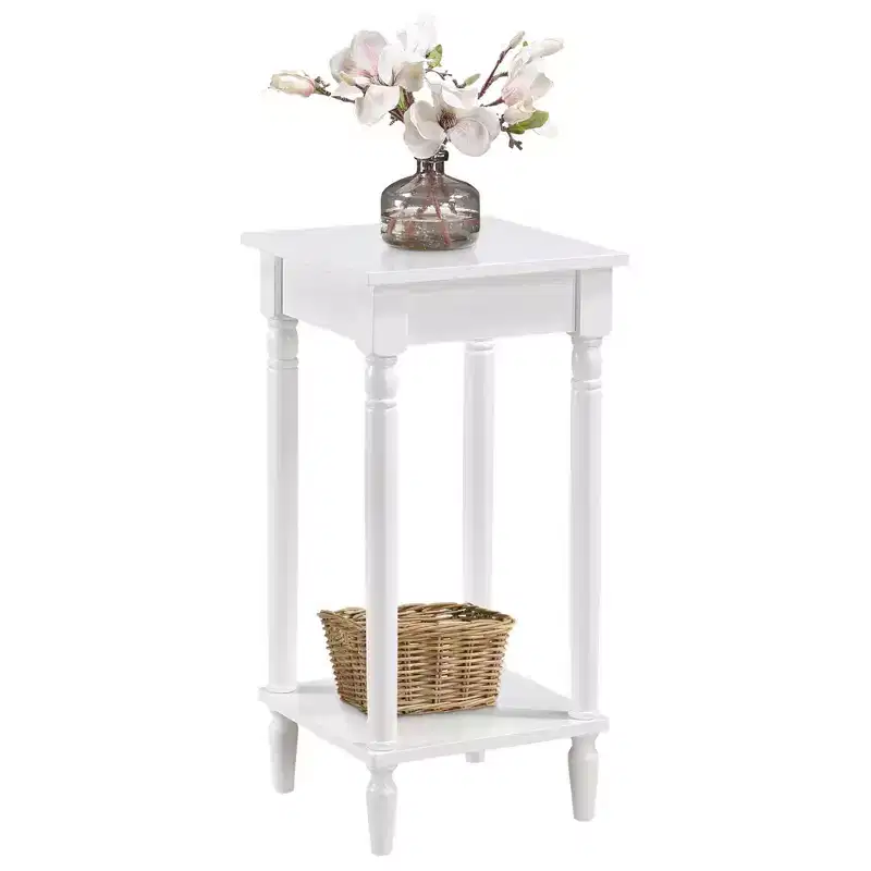 Breighton Home French Country Kim End Table with Shelf
