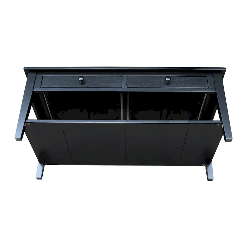 Modern Luxurious Nightstand with 2 Drawers