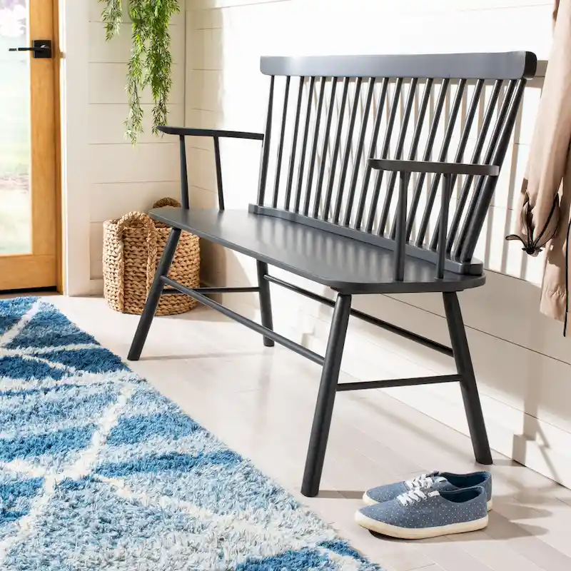SAFAVIEH Gracija Spindleback Settee - 48 x 22.4 x 36 - 48W x 22D x 36H