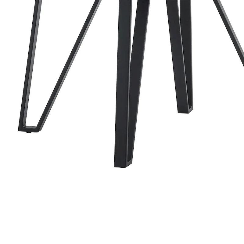 Netia 5-Piece Counter-Height Bar Set with Boucle Upholstered Chairs and Metal Table Base by Christopher Knight Home