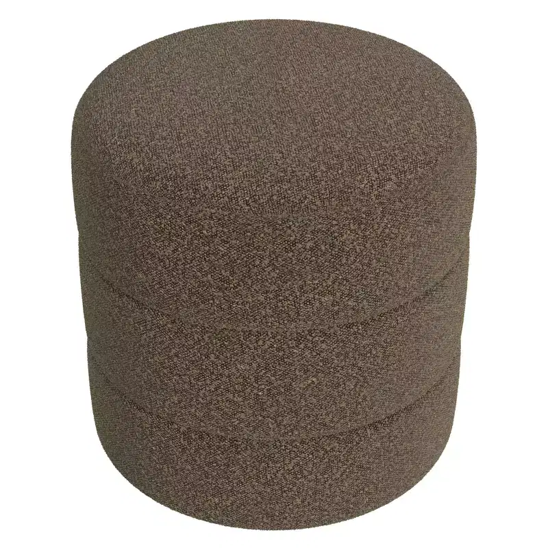 Round Upholstered Ottoman