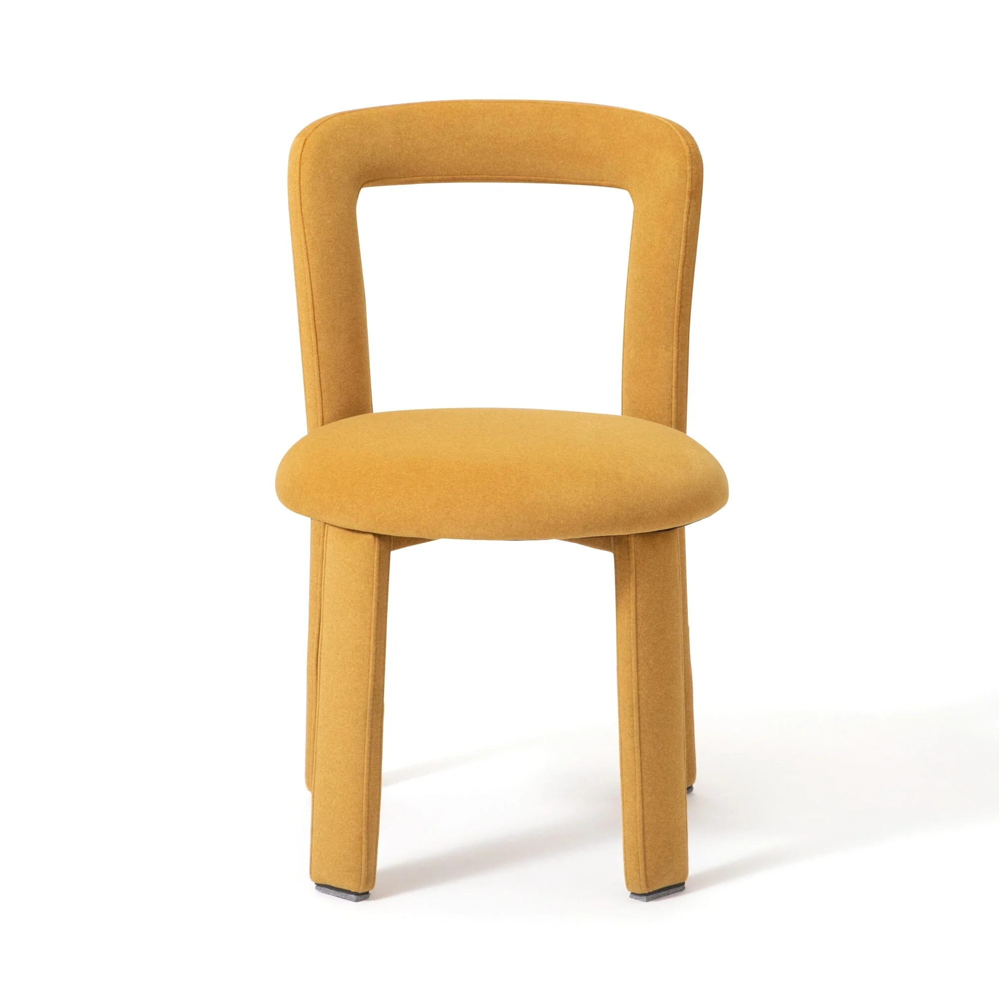 Yellow Upholstered Accent Chair