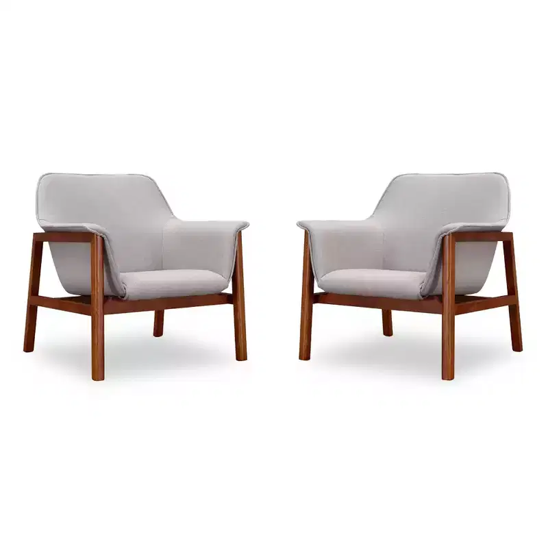 Linen Weave Accent Chairs
