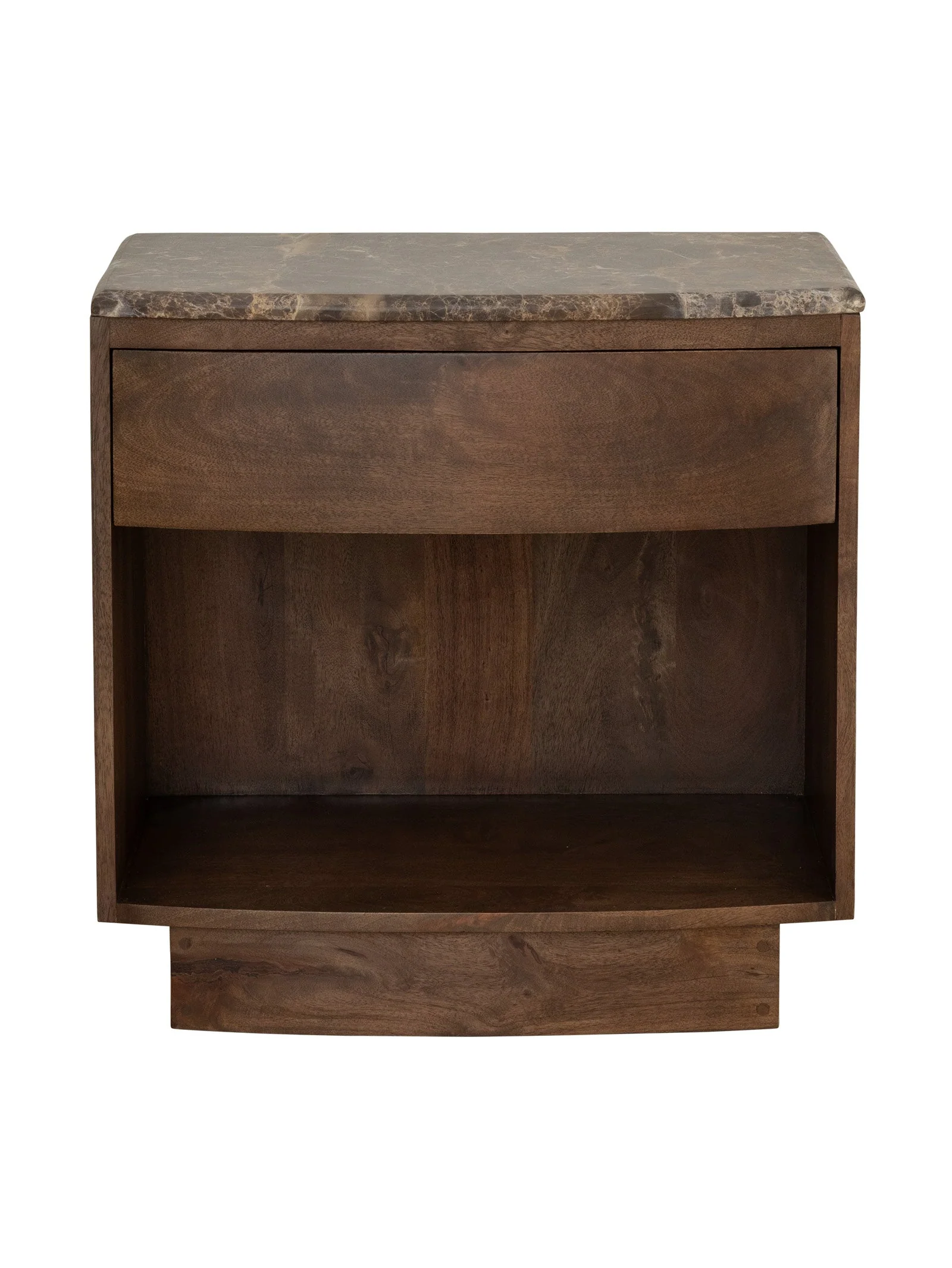 Modern Marble Nightstand for Bedroom