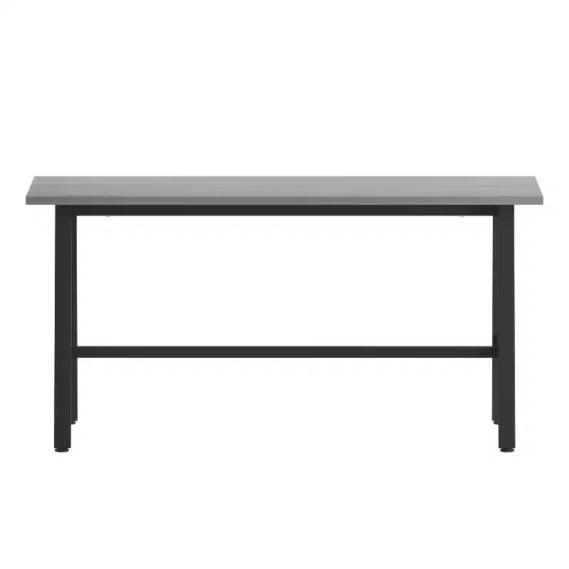 Flash Furniture Redmond Commercial 60x24 Conference Table with 1 Thick Double Sided Laminate Table Top with PVC Edging and Heavy Duty A-Frame Steel Base