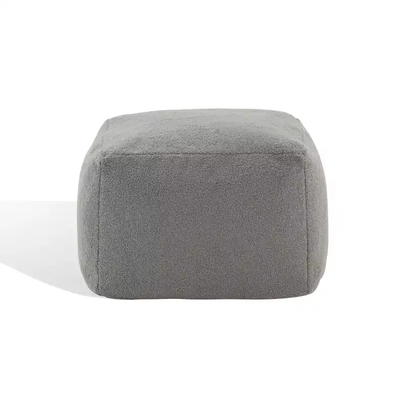Samuels Boucle Pouf - SFV5041 - Safavieh Couture