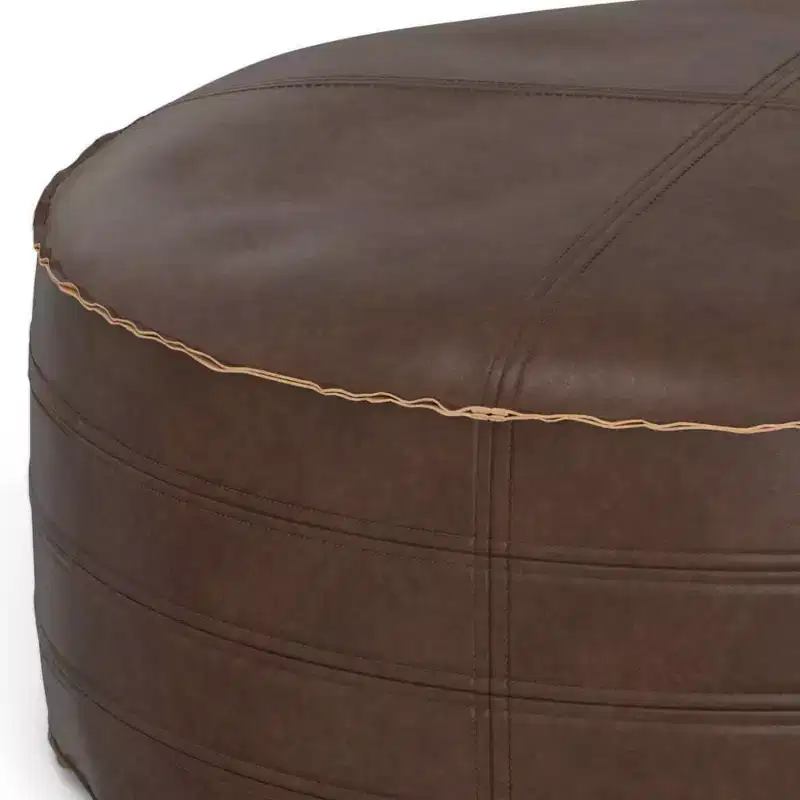 32 Wendal Round Coffee Table Pouf - WyndenHall