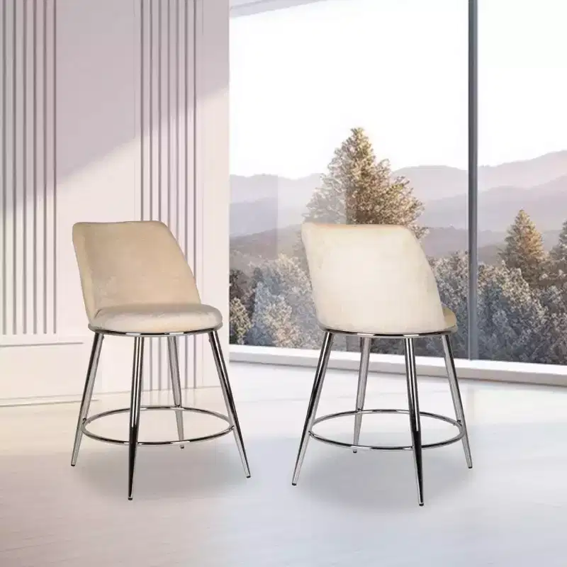 Brassex Set of 2 Nova Counter Height Barstools