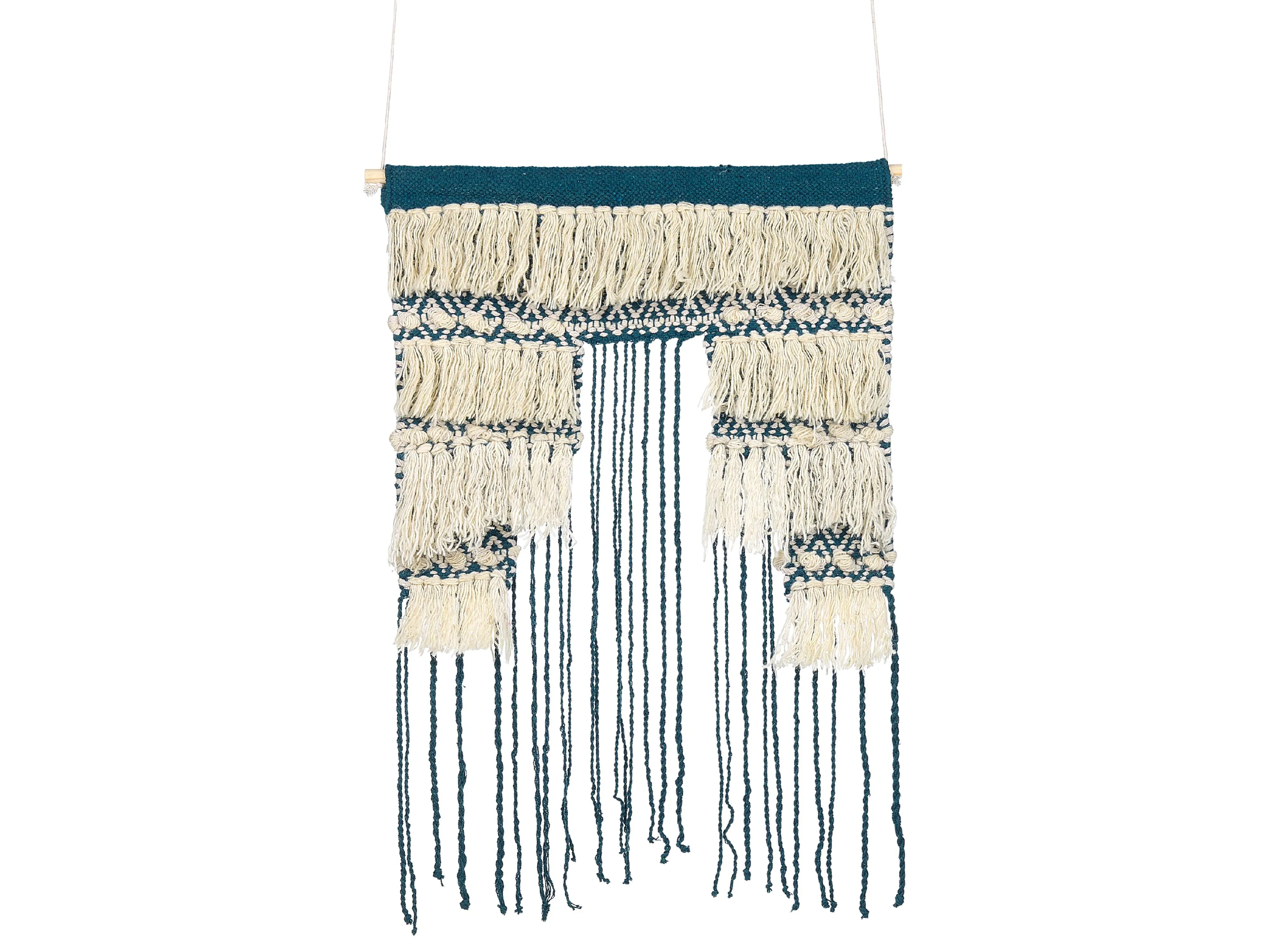 Decorazione da parete in tessuto Cotone 77 cm Beige chiaro
