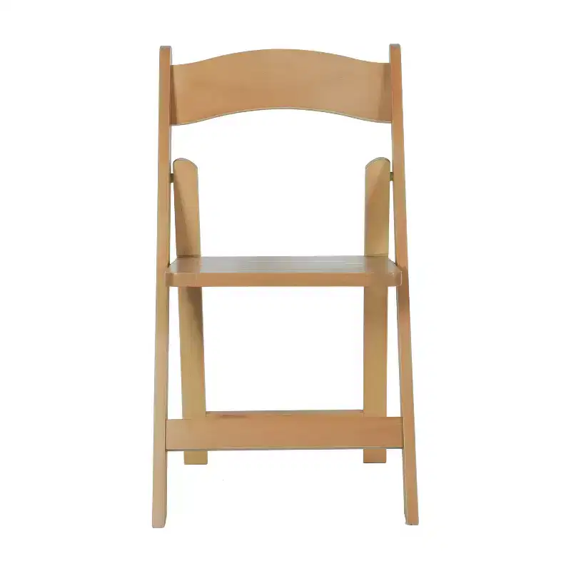 Early American Wood / Oak / White Solid Wood Folding Dining Chair – Seats 1
