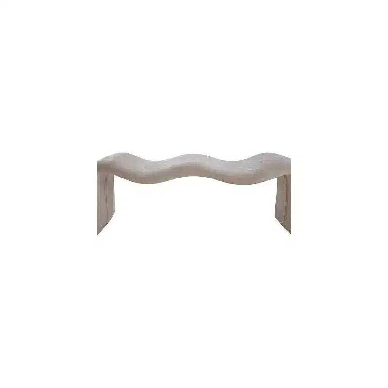 Meridian Furniture,Willow Chenille Fabric Bench