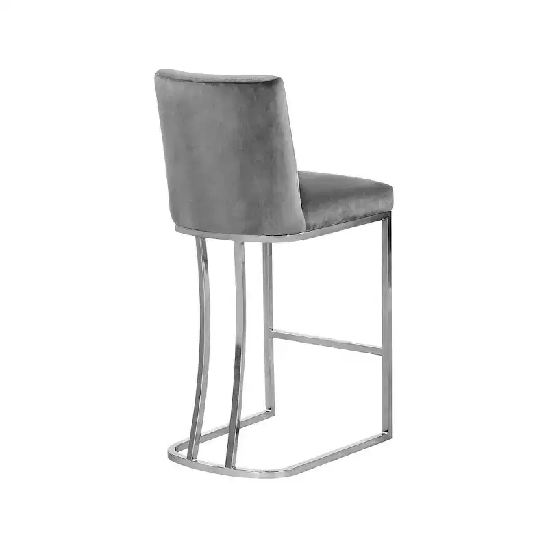 Meridian Furniture,Heidi Velvet Stool