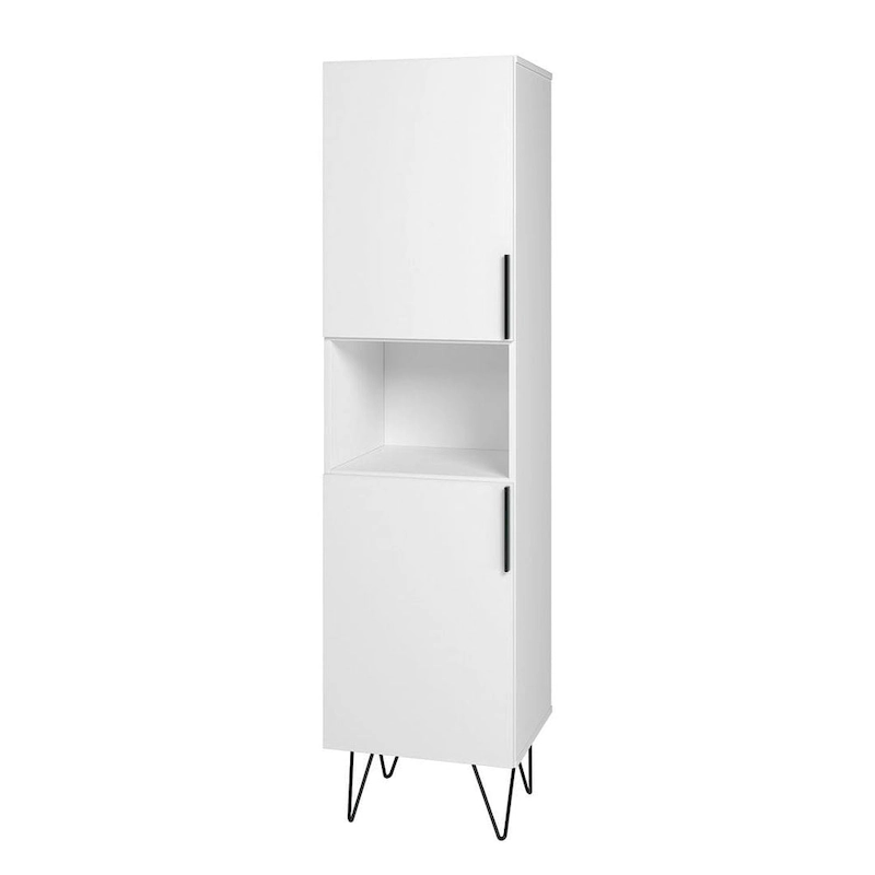 Beekman 17.51 Narrow Bookcase Cabinet with 5 Shelves