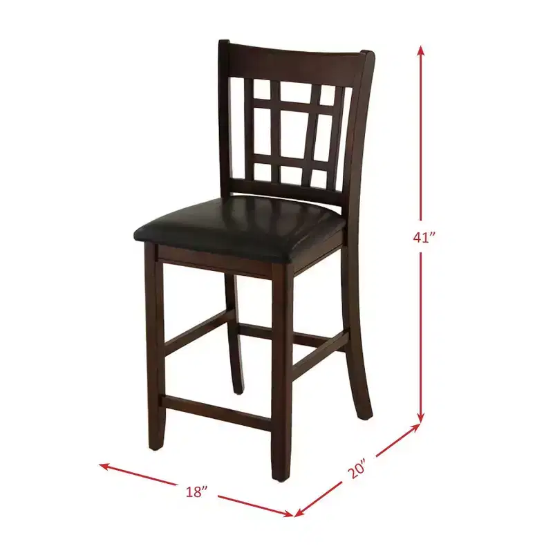Sam Pub Side Chair Set Cherry - Picket House Furnishings