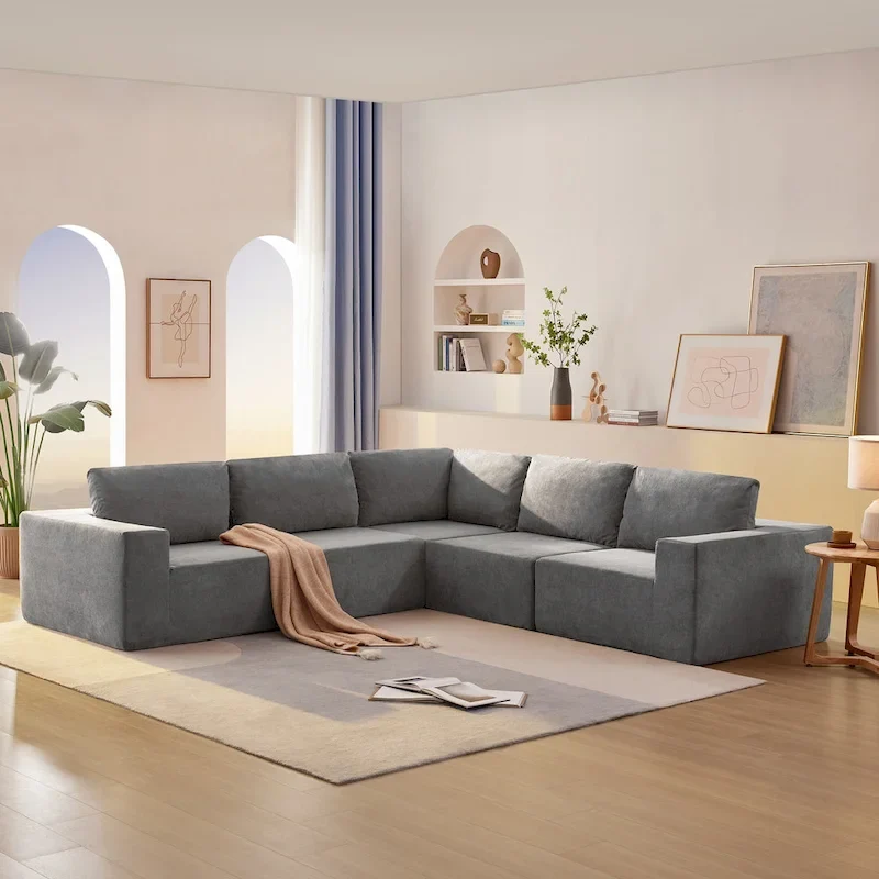 Modular L Shaped Sectional Sofa