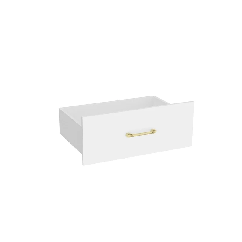 Versatile 9-Drawer Dresser - Sleek Black & Gold, Premium Quality Chest