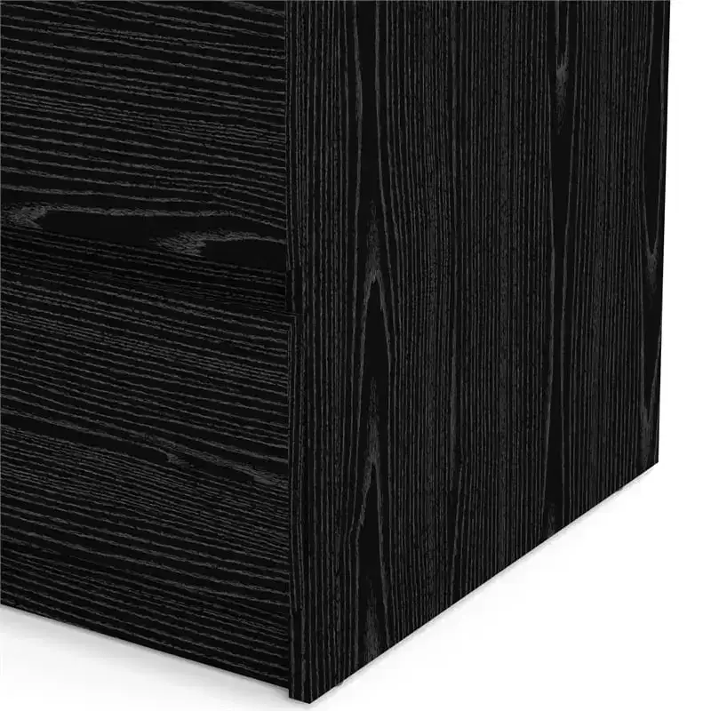 HomeStock 5.43 in.H Particle Board Vertical Dressers with 5 - Drawers in Black Finish