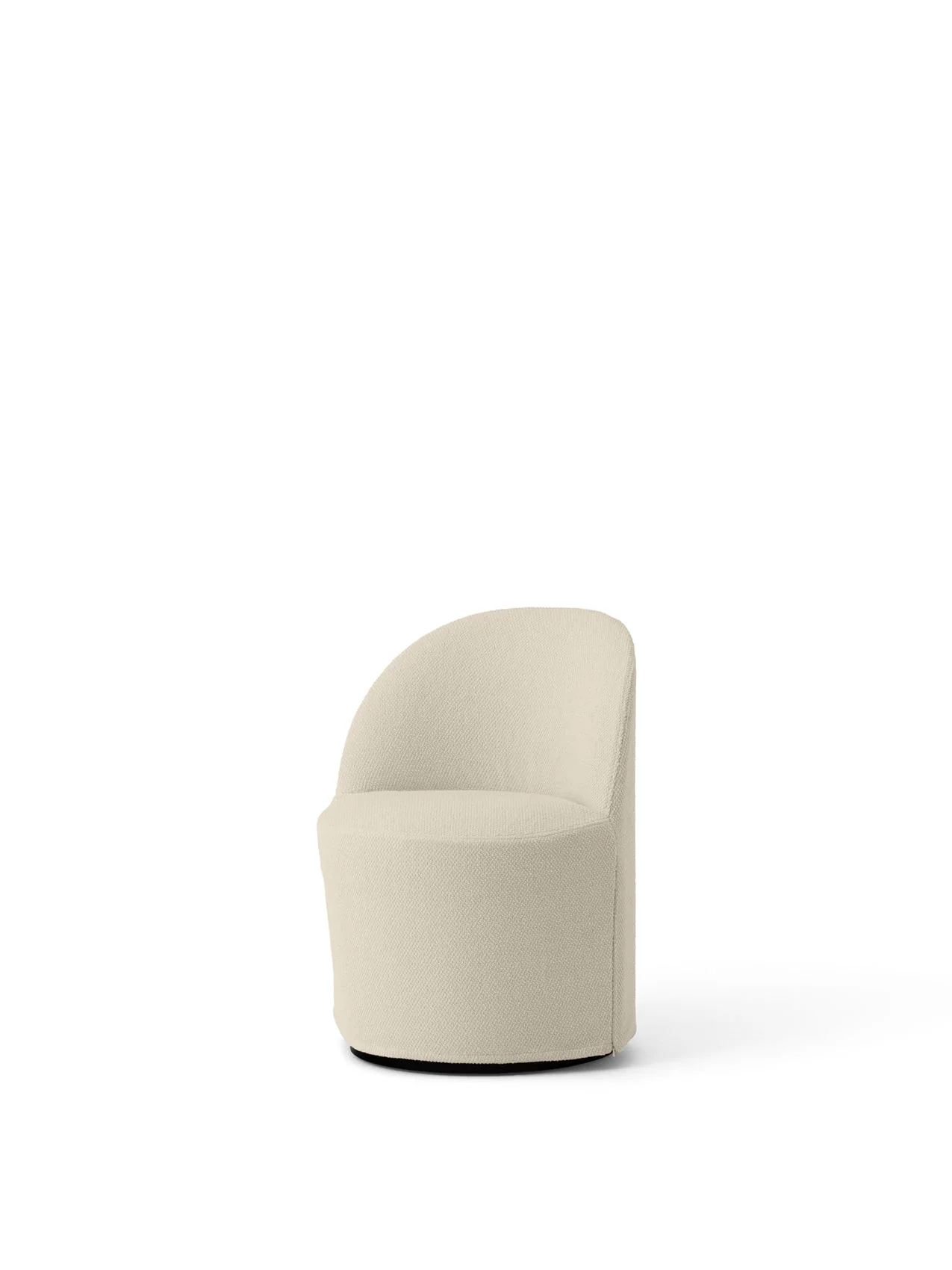 Club Chair with Swivel and Loose Cover Cotton-Wool Boucl