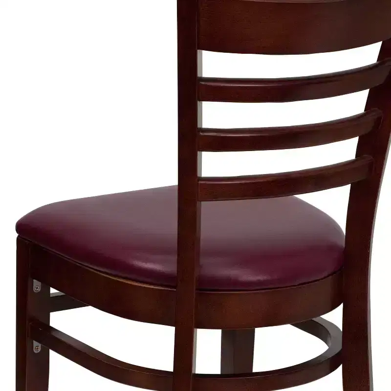 Flash Furniture Ladder Back Wooden Restaurant Chair