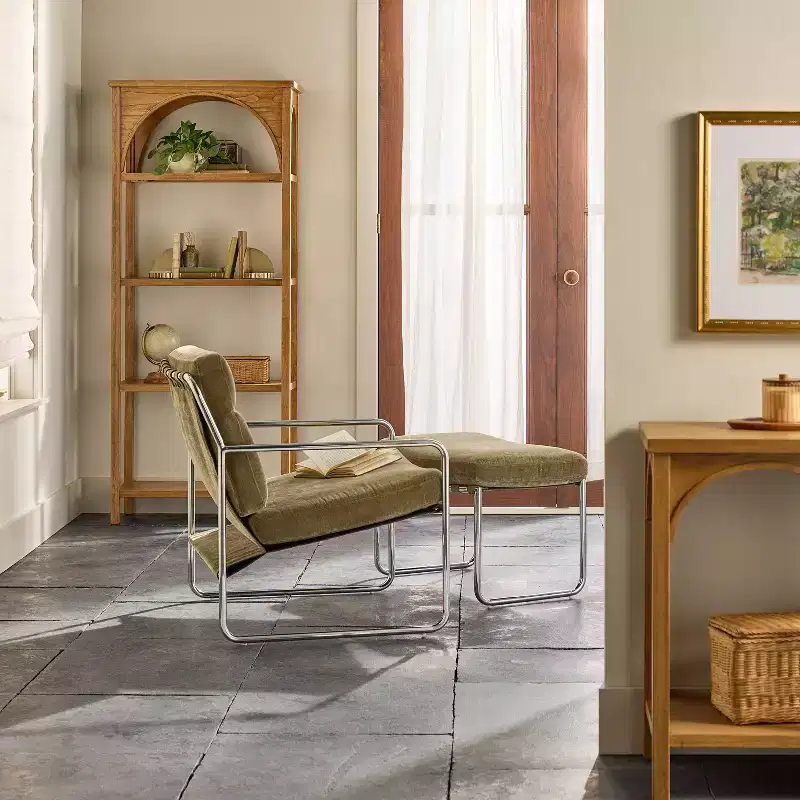Chrome Frame Sling Accent Chair - Hearth & Hand™ with Magnolia