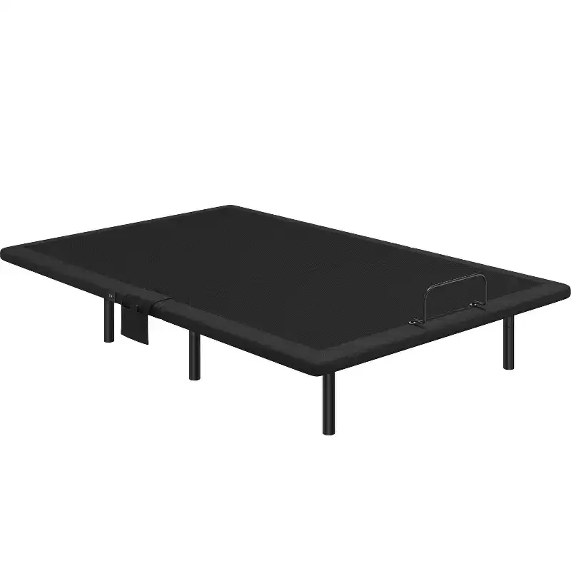 Upholstered Adjustable Bed Frame with Independent Head and Foot Incline