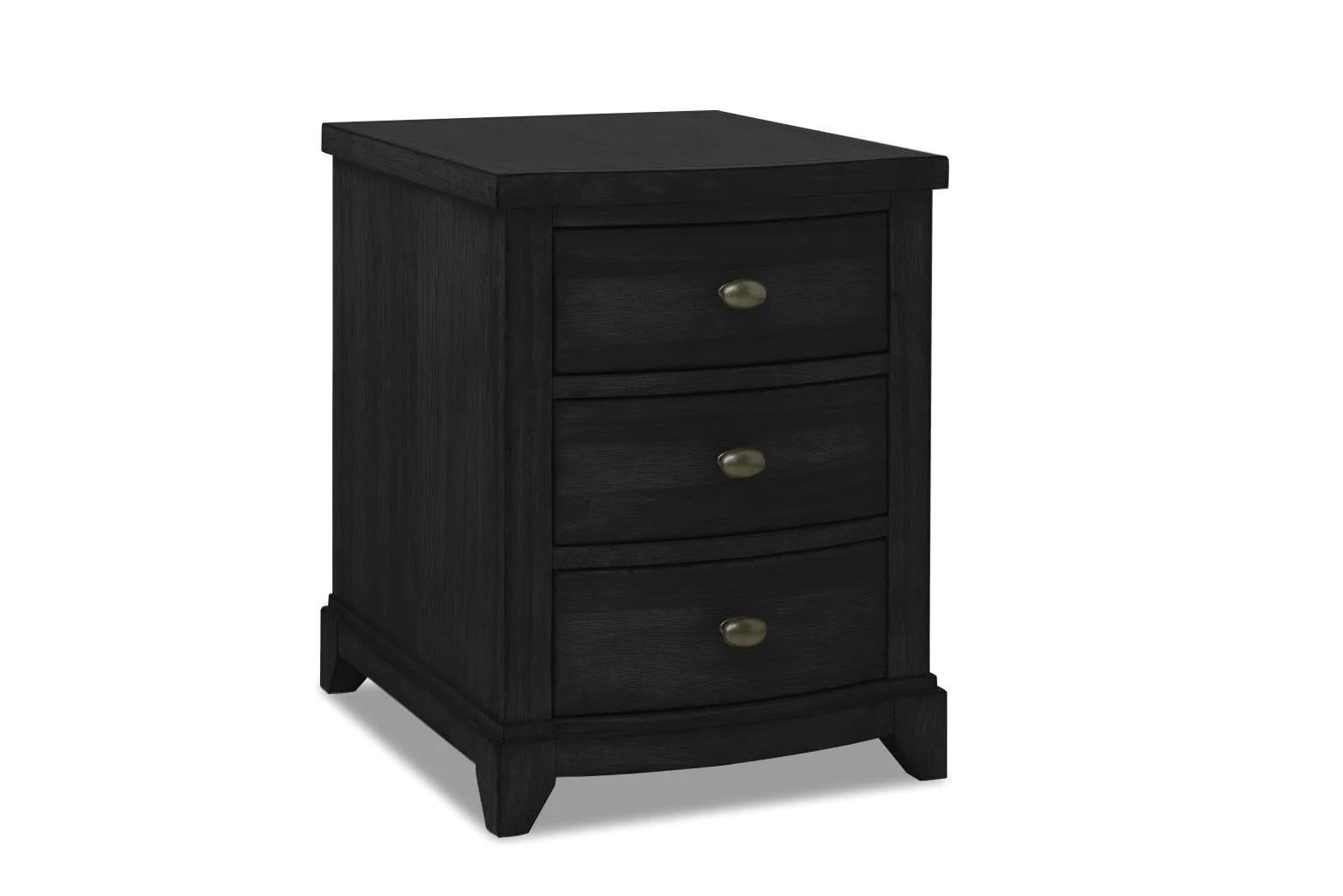 Chairside Chest — The upper case of the pieces has slight banding to give dimension and eye appeal and the legs are tapered