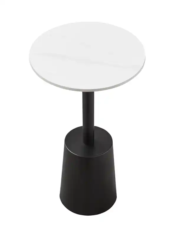 14 Accent Table with White Sintered Stone Top