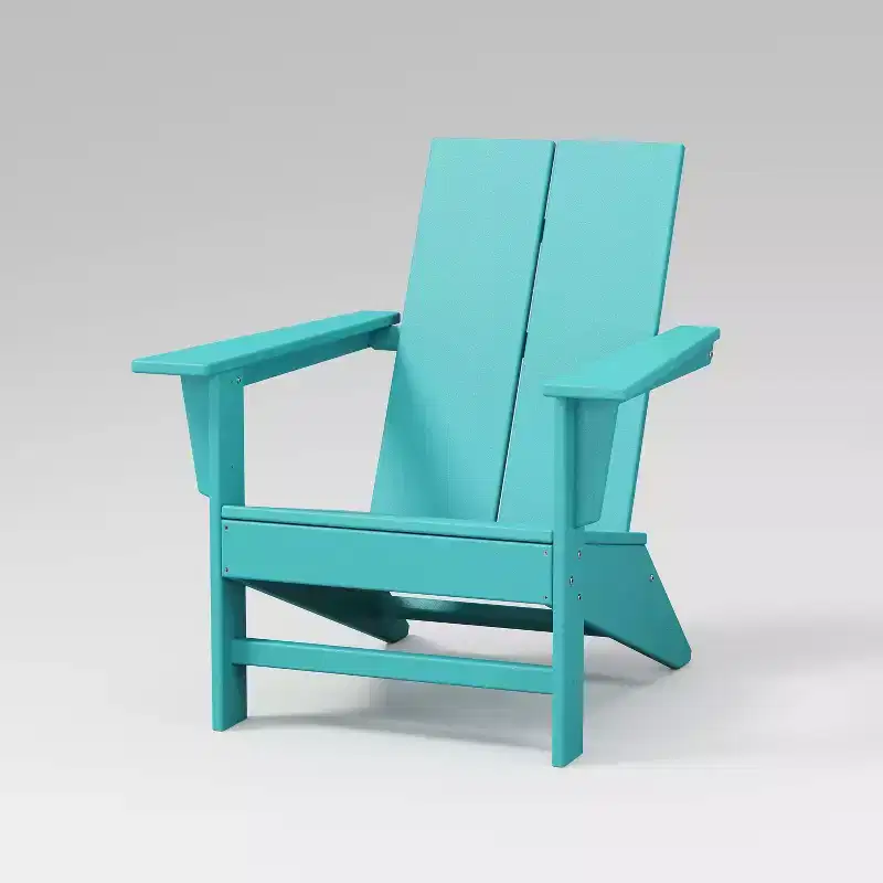 POLYWOOD Moore Outdoor Adirondack Patio Accent Chair Aruba