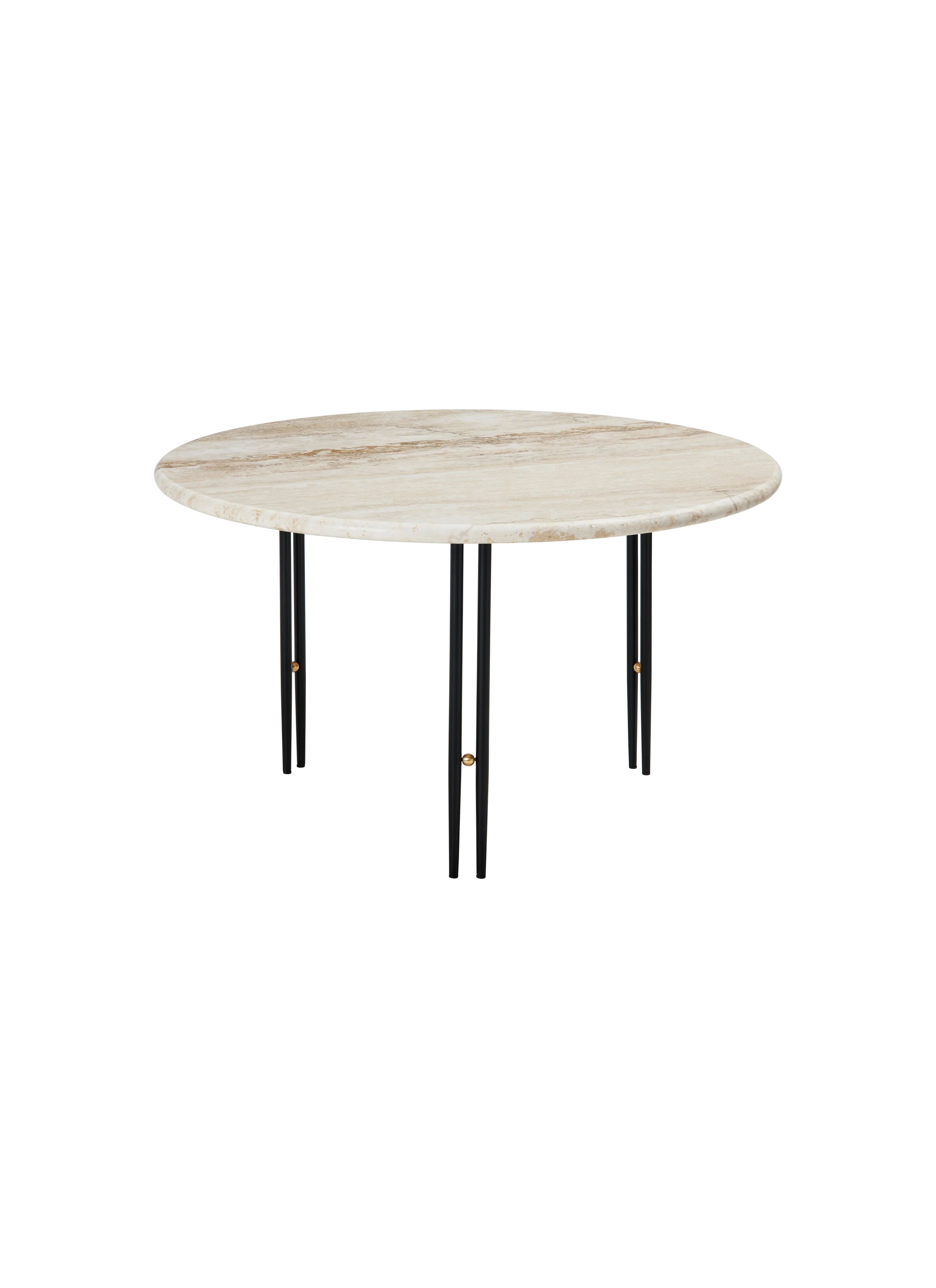 Modern Glass Top Coffee Table with Geometric Metal Frame for Living Room
