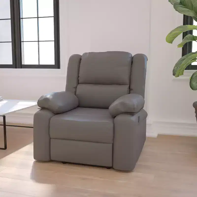 Emma and Oliver Recliner with Bustle Back and Padded Arms