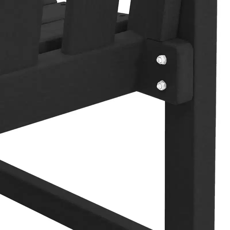 vidaXL Garden Bench 47.24 x 23.23 x 34.65 in HDPE